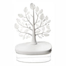 1pc Creative Tree Jewelry Storage Box - Desktop Cosmetics Display Box, Dustproof Plastic Storage Container For Jewelry, Small Items And Cosmetics, Multi-functional Storage Organizer, Desktop Decor