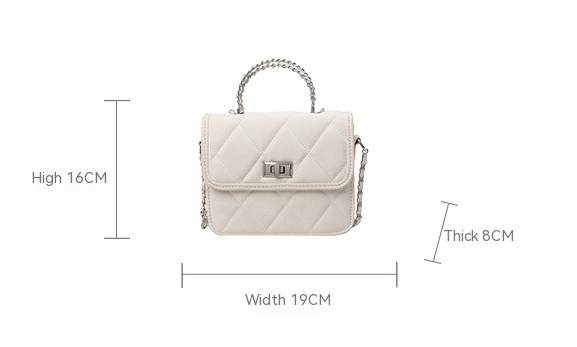 Women's Portable Diamond Chain Messenger Bag - Gulf Trend