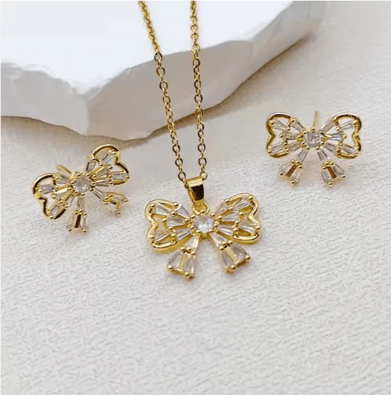 Butterfly Pendant Set - Gulf Trend