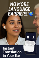 2025 New Arrival - Ear Clip Style Bluetooth Translation Headset With Touch Screen