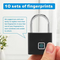 Fingerprint Padlock - Gulf Trend