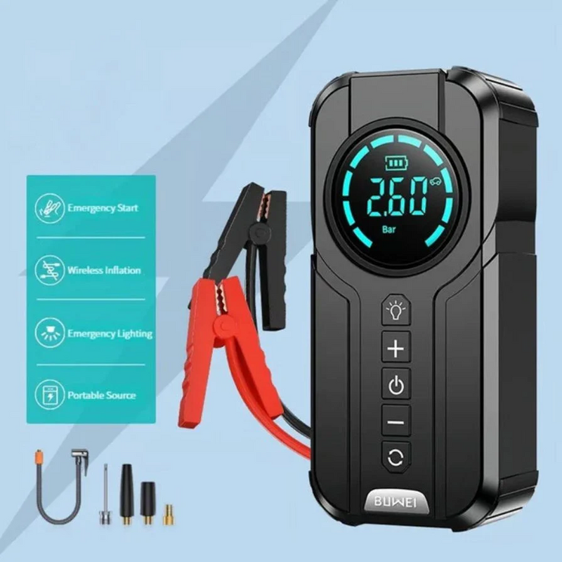 Jump Starter With Air Pump - Gulf Trend