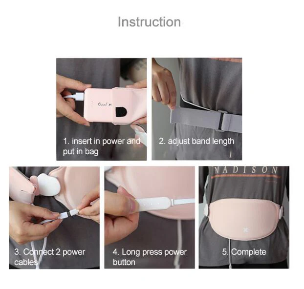 Rechargeable Relaxation Menstrual Pain Patch Relieving Massage Belt - Gulf Trend