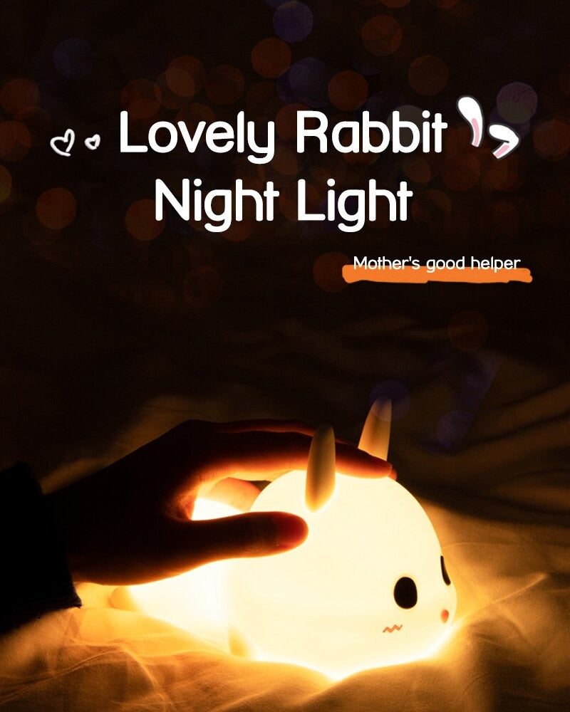 Silly Rabbit Silicone Night Light - Gulf Trend