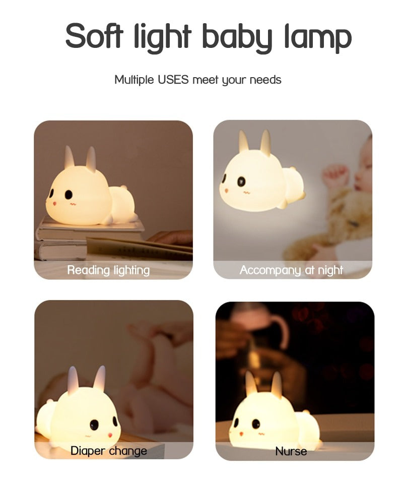 Silly Rabbit Silicone Night Light - Gulf Trend