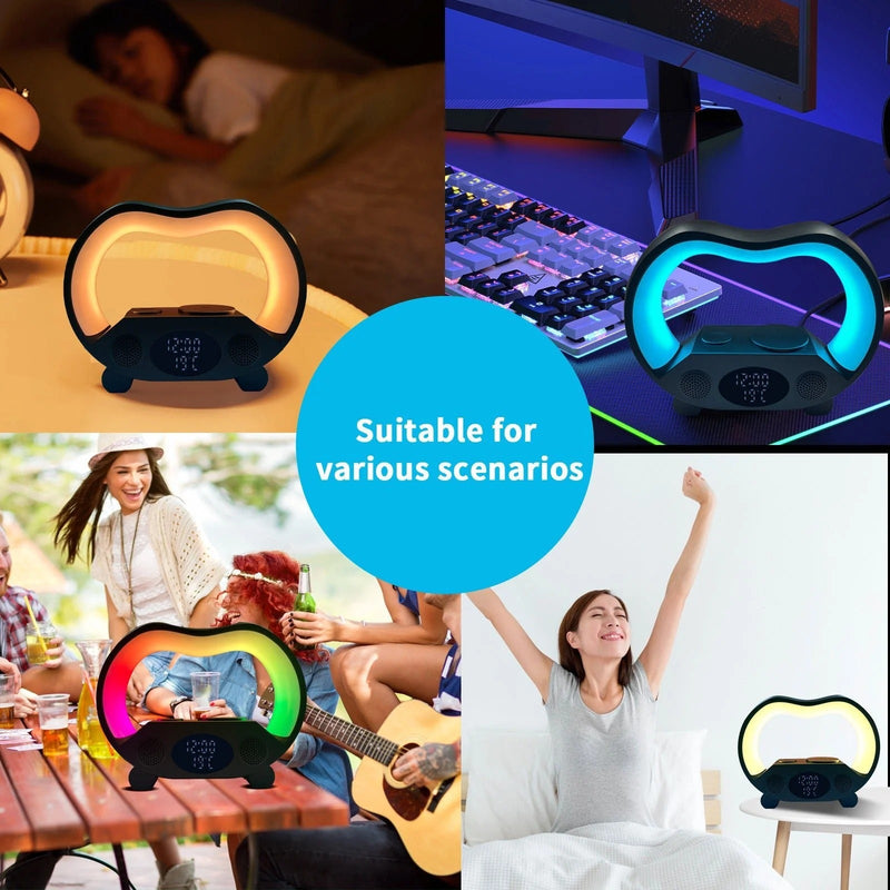 New 6 In 1 Smart Remote Control Bluetooth-compatible Ambience Intelligent LED Table Lamp - Gulf Trend