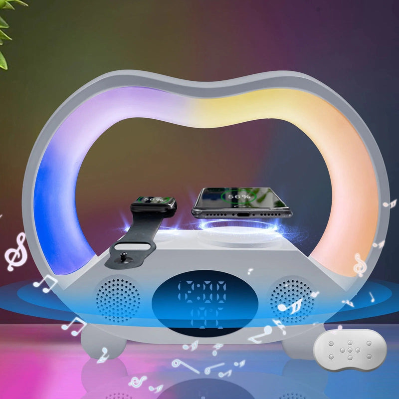 New 6 In 1 Smart Remote Control Bluetooth-compatible Ambience Intelligent LED Table Lamp - Gulf Trend