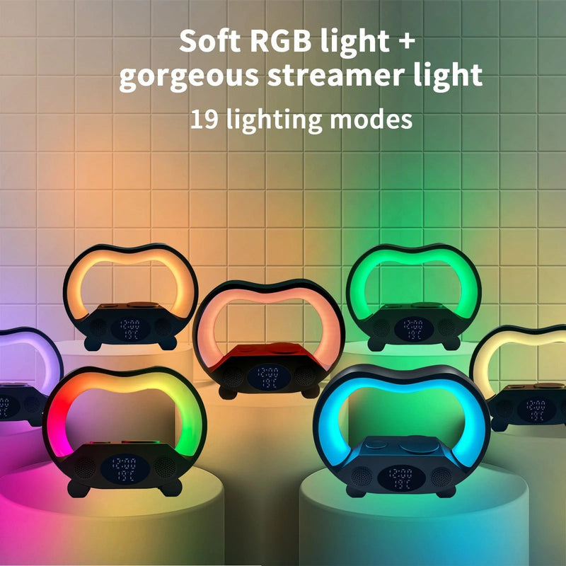 New 6 In 1 Smart Remote Control Bluetooth-compatible Ambience Intelligent LED Table Lamp - Gulf Trend