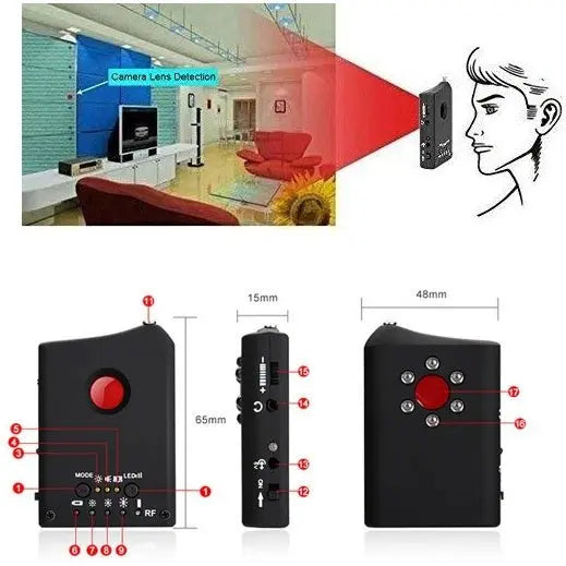 Anti-Spy Hidden Camera Signal Detector - Gulf Trend