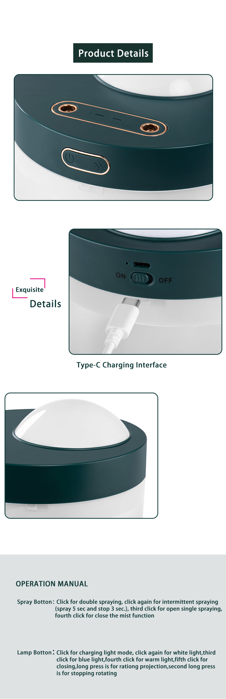 Projection Humidifier - Gulf Trend