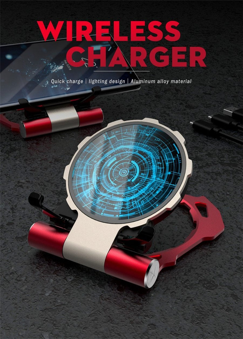 Iron Man Metal QI Wireless Charger - Gulf Trend