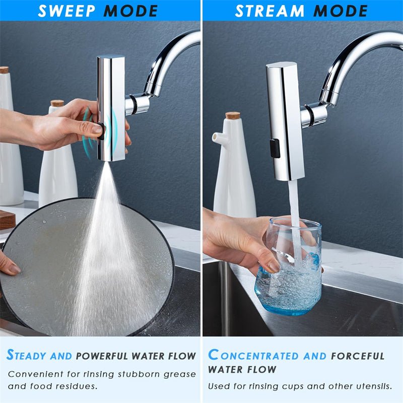 Kitchen Faucet Rotating Water Nozzle Extension - Gulf Trend