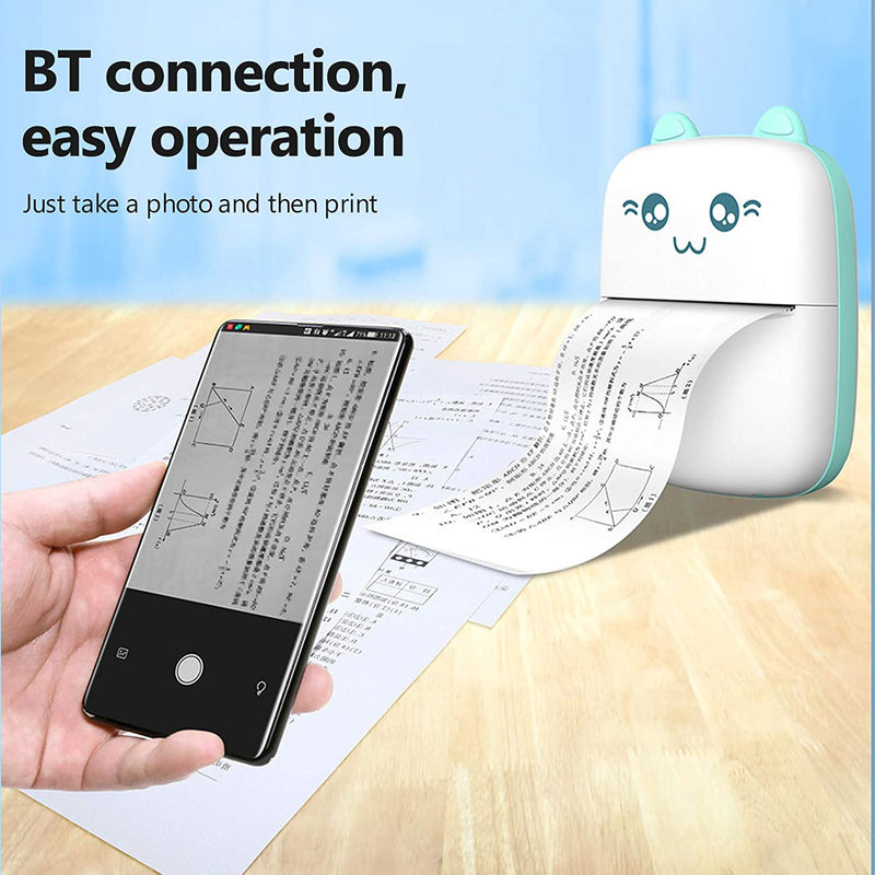 Portable Mini Pocket Printer BT Thermal Printer - Gulf Trend