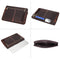 Retro Crazy Horse Leather Notebook Zipper Computer Bag - Gulf Trend