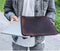 Retro Crazy Horse Leather Notebook Zipper Computer Bag - Gulf Trend