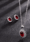 Sapphire Necklace Set - Gulf Trend