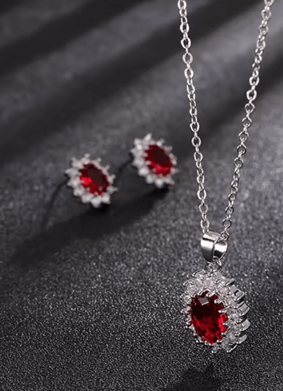 Sapphire Necklace Set - Gulf Trend