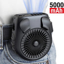 Small Carry-on Waist Hanging Fan, Rechargeable Mini Hanging Neck Fan - Gulf Trend