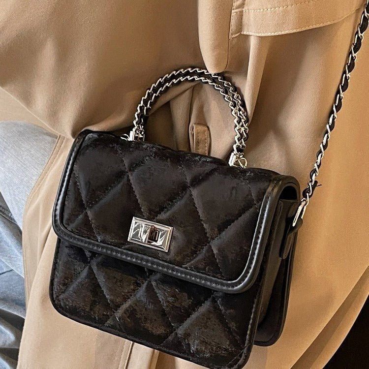 Women's Portable Diamond Chain Messenger Bag - Gulf Trend