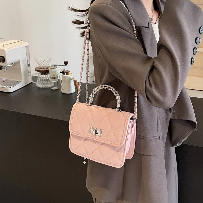 Women's Portable Diamond Chain Messenger Bag - Gulf Trend